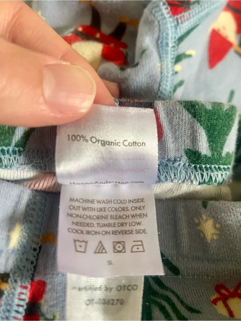 Hanna Andersson HannaJams Long John Pajama Set Holiday Harvest Size 130 cm US 8